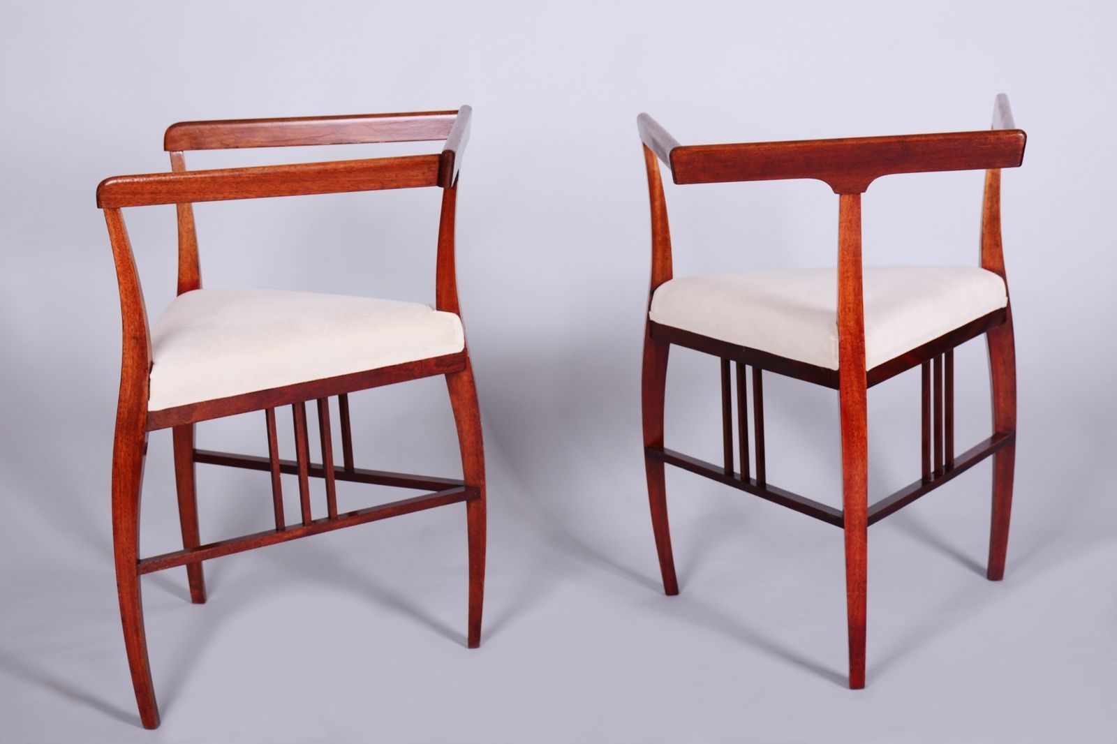 Restored Art Deco Seating Set, By J. Kotěra, Josef Motka   Litovel, Czech, 1900s photo 4050.0