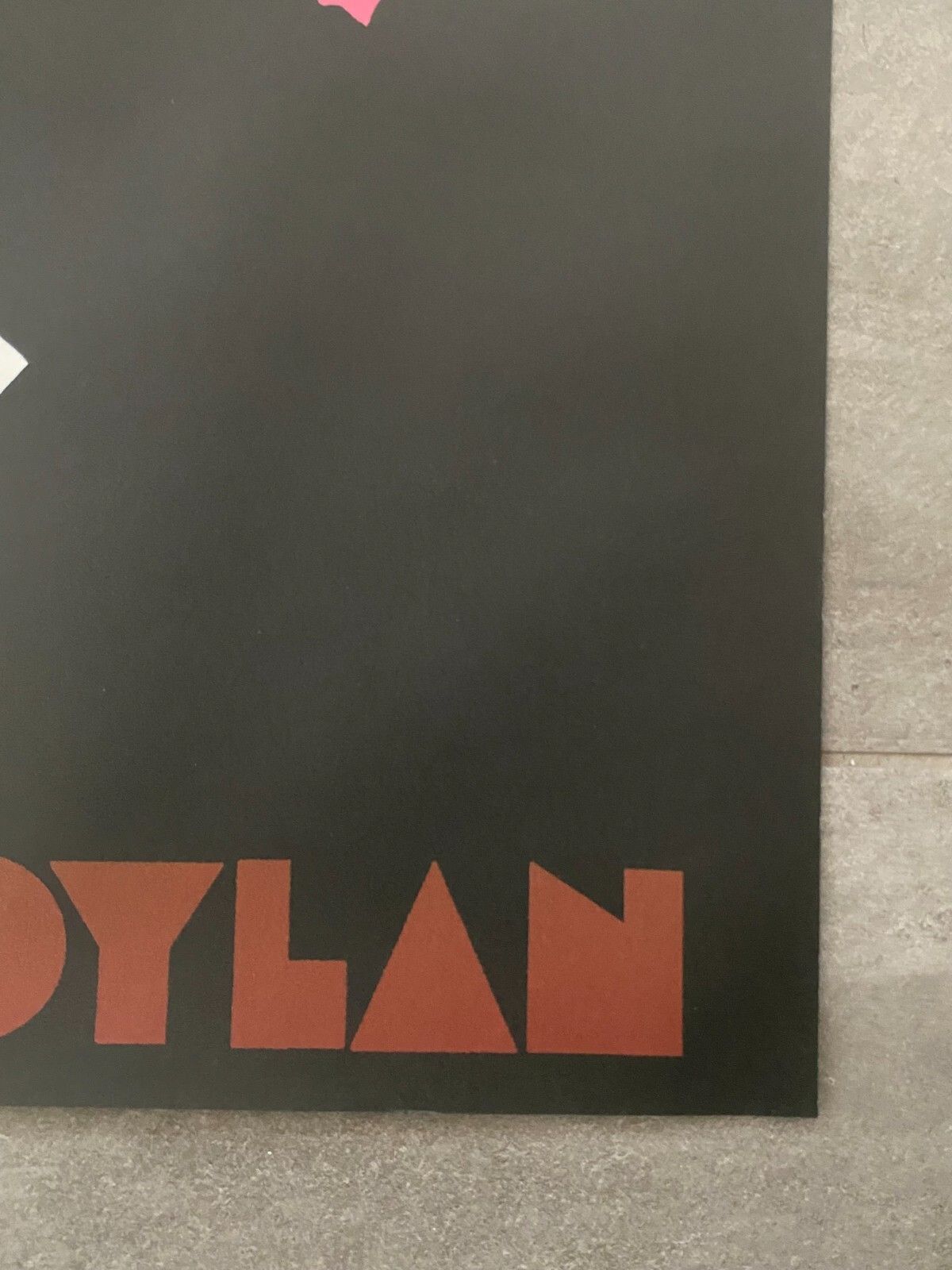Milton Glaser, C.A. 1970s Bob Dylan Psychedelic Original Vintage Poster Cm 84 X 56 photo 300.0