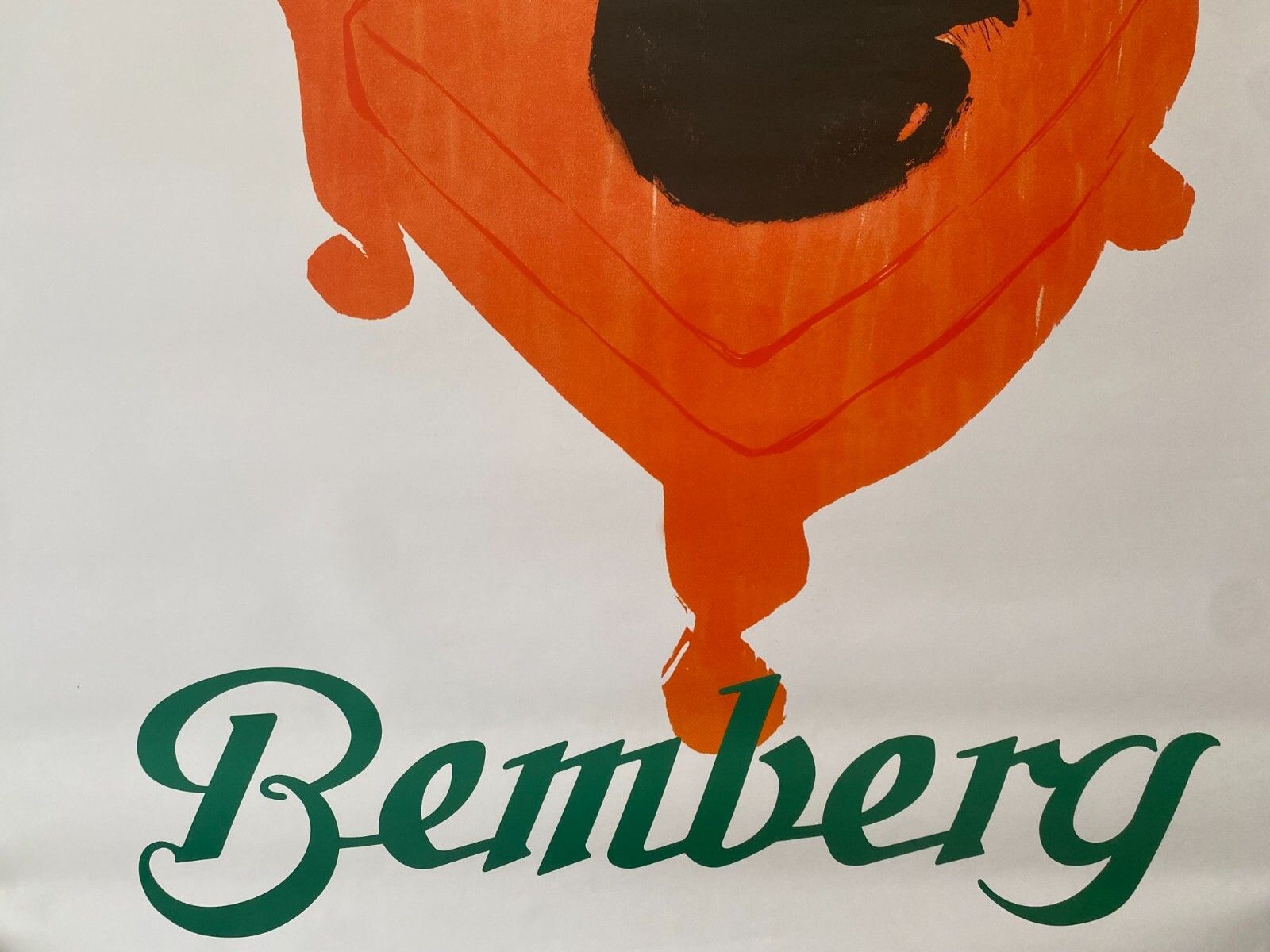 photo for sale Rene Gruau, C.A. 1970s   Arredamento Bemberg   Original Advertising Vintage Poster Printed In Offset Lithography   C.A. Cm 140 X 100