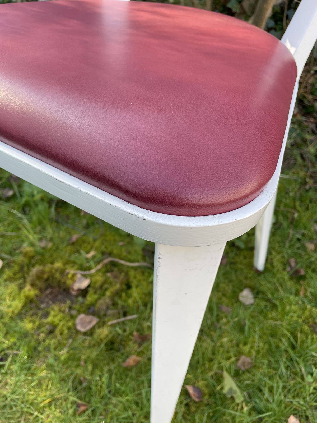 320.0 2 Ernest Race Ba3,  Chairs Mid Century Design Probably Made In 1990s Brown Leather And Red Leather photo