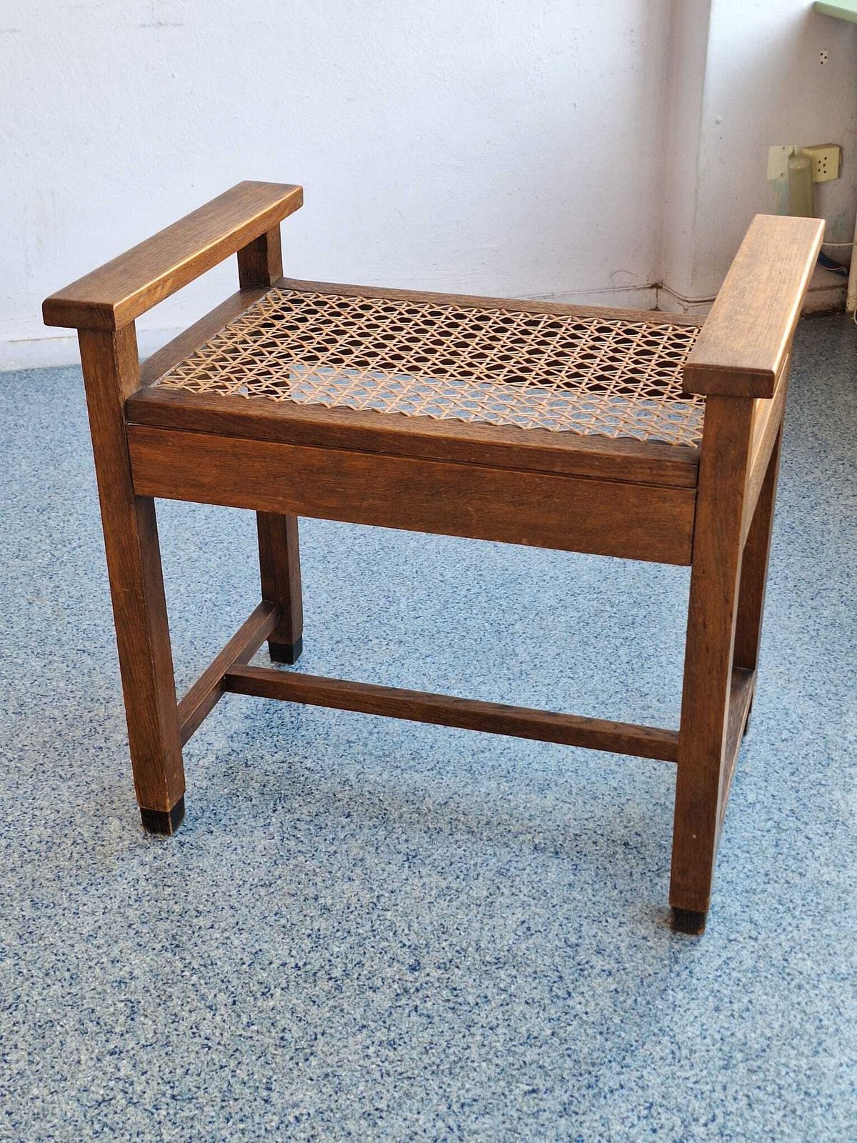 Set Of Two Low Chairs And Coffee Table From The Amsterdam School/ Art Deco Circa 1930s. photo furniture