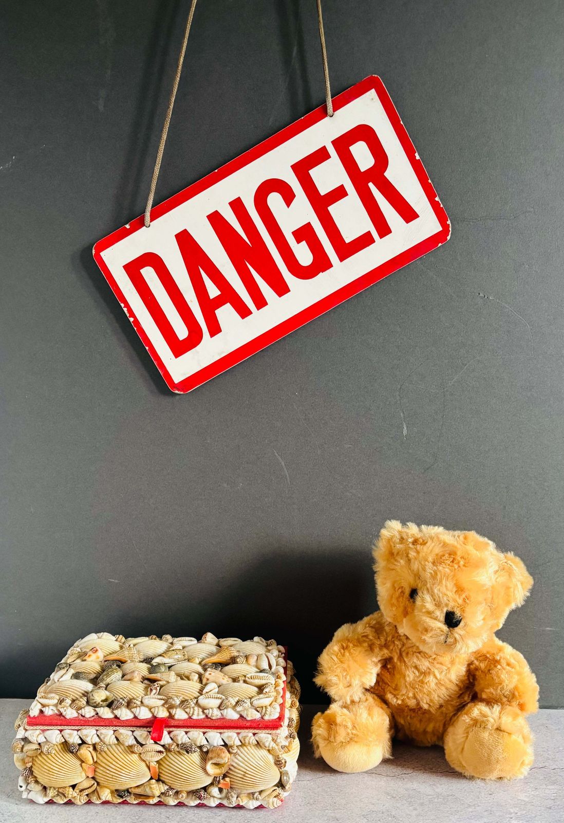 Vintage Danger Sign photo buy