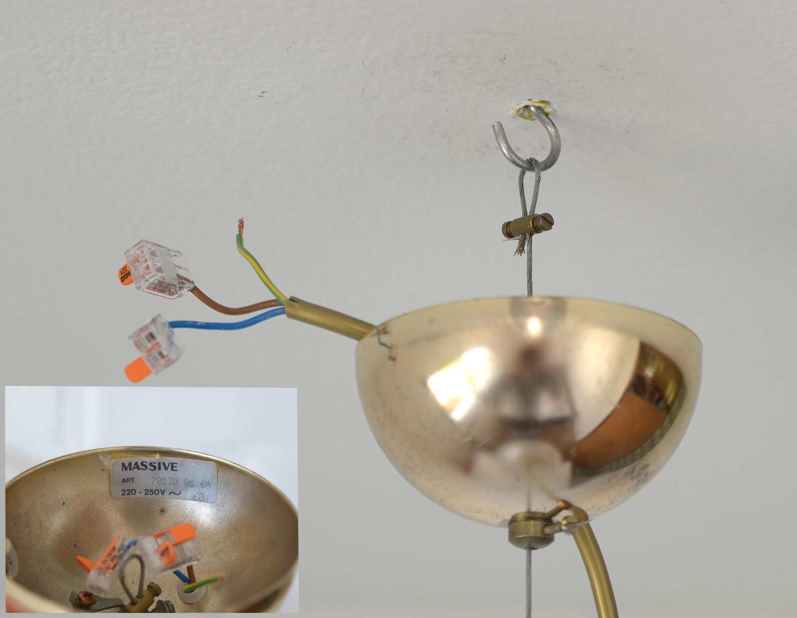Extra Large Vintage Murano Glass Chandelier From The 1970's Made In Italy / Unique Pendant Light For Dining Room / Handmade Hanging Lamp photo vintage