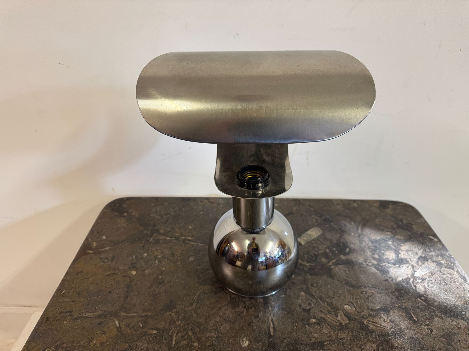 photo for sale Chrome Sculptural Table Lamp