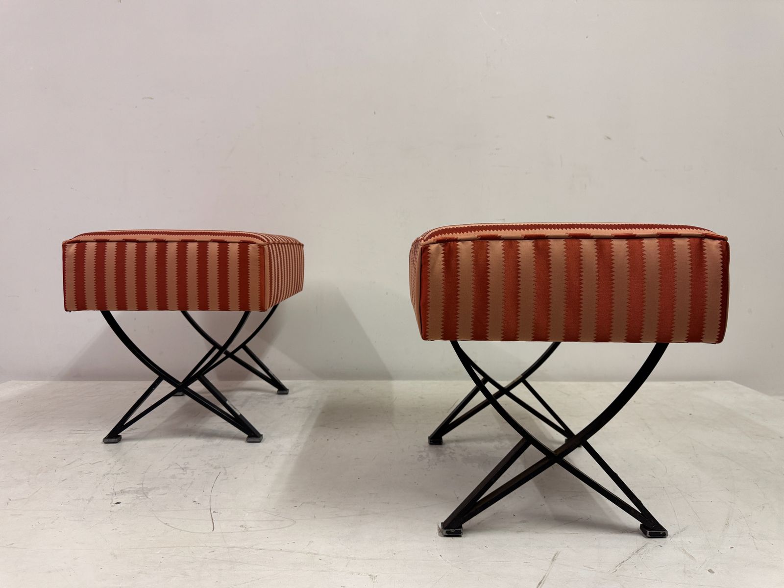 Pair Of 1950s Italian Stools By Gianni Moscatelli For Formanova photo vinterior