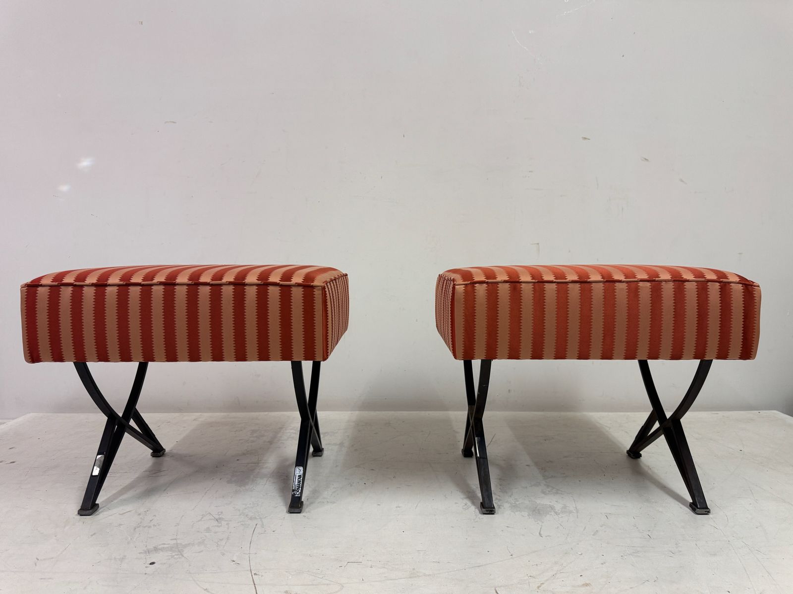 photo vinterior Pair Of 1950s Italian Stools By Gianni Moscatelli For Formanova