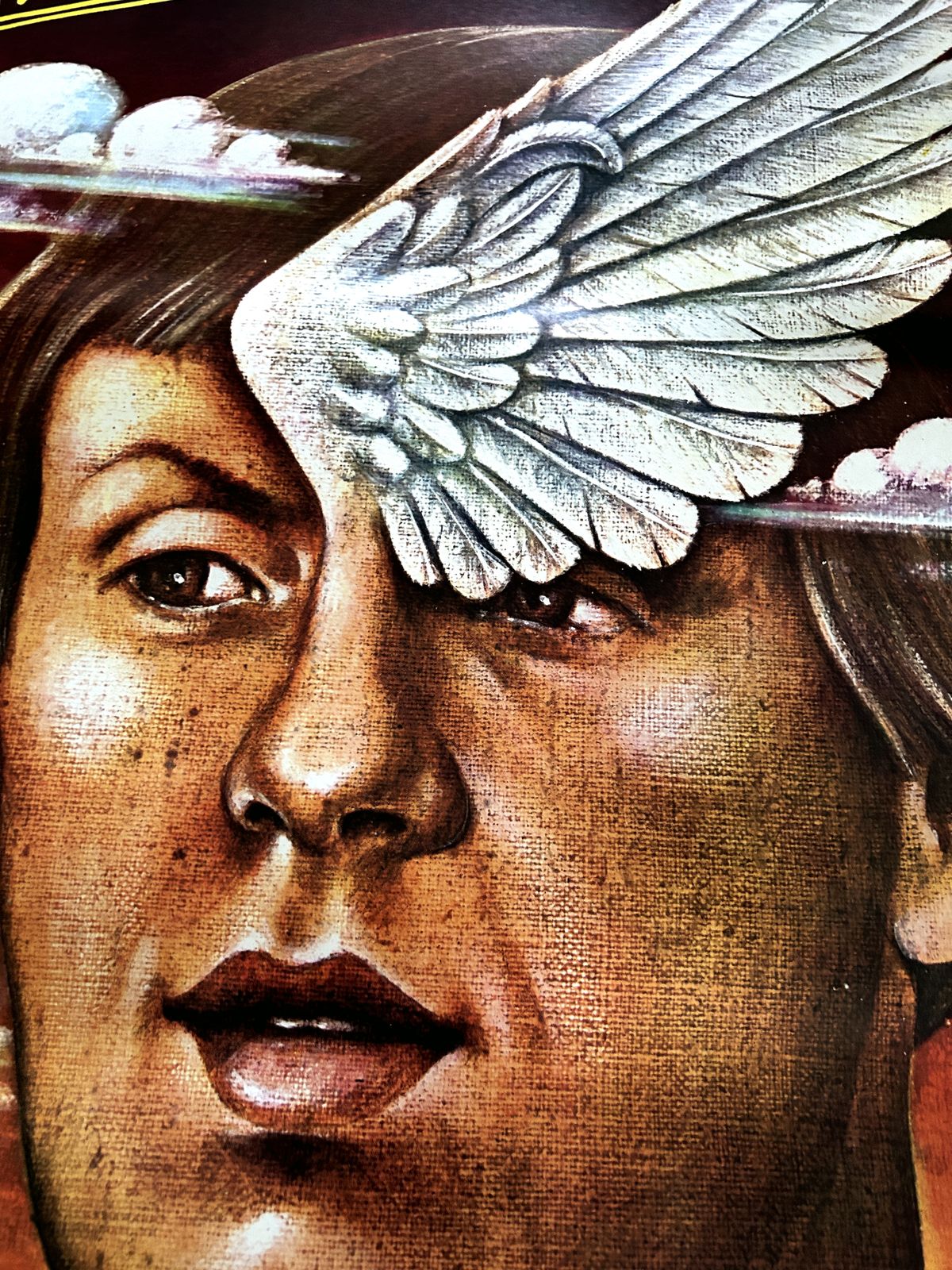 Original Polish Movie Poster Flying High By Rafal Olbinski, 1978
