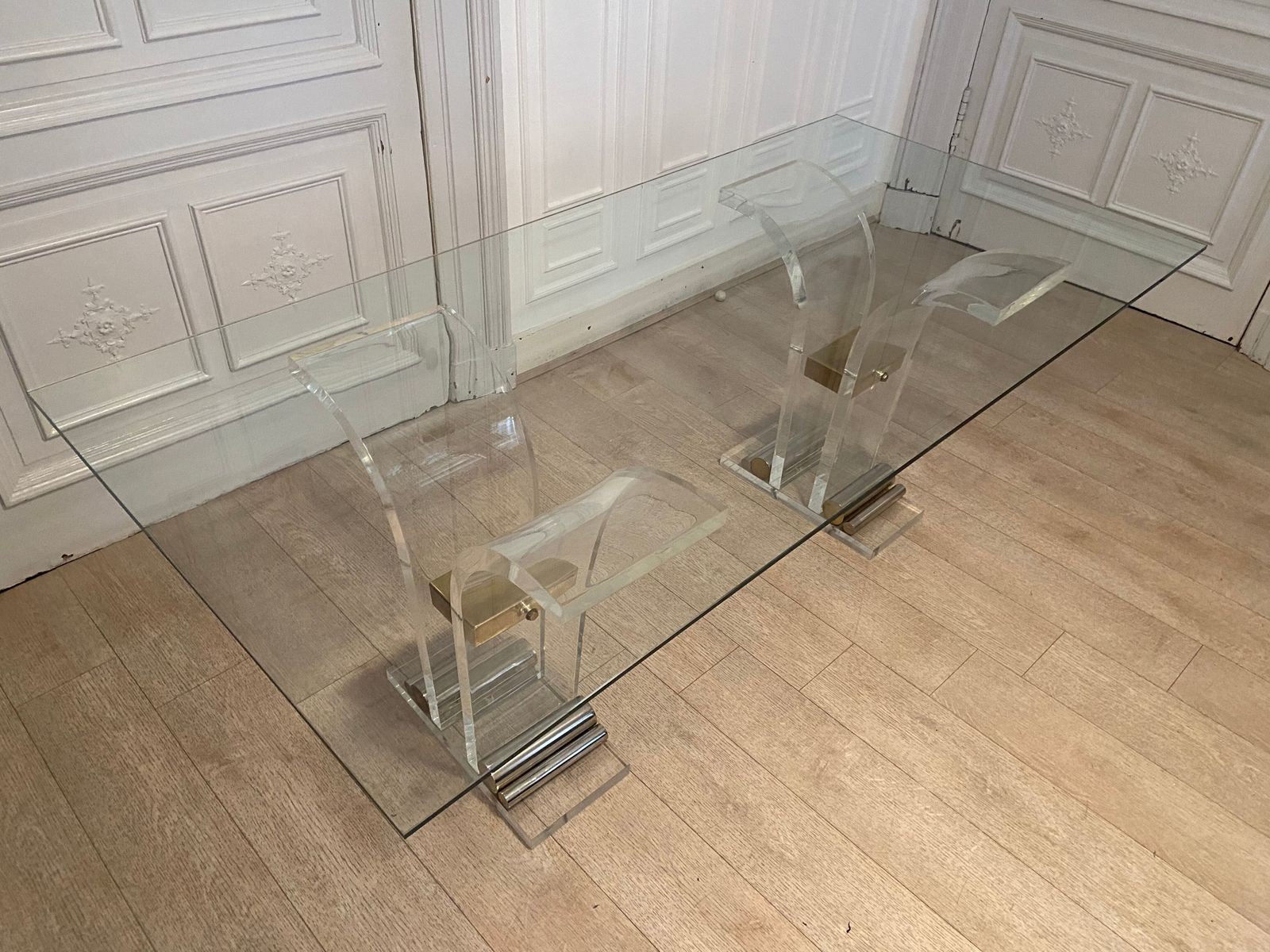 photo vintage Dining Table, Charles Hollis Jones, 1970s