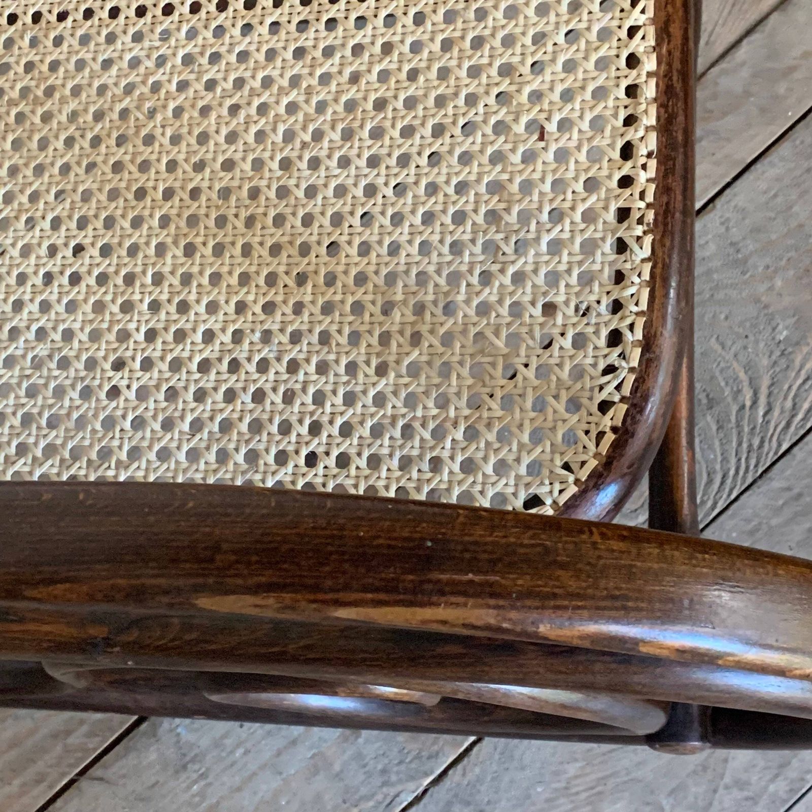 Vintage Thonet Style Rocking Chair photo vintage