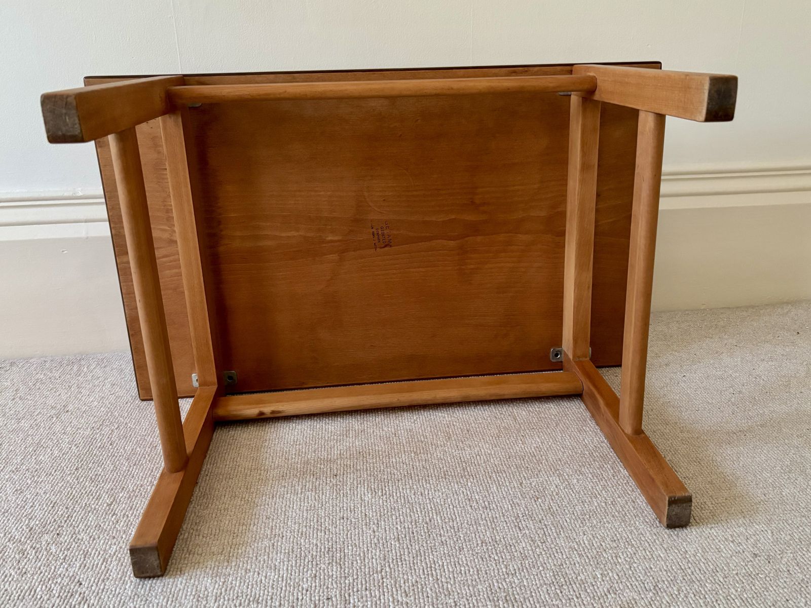 Mid Century Danish Teak & Oak Coffee Table By Hans J Wegner For Getama photo vinterior