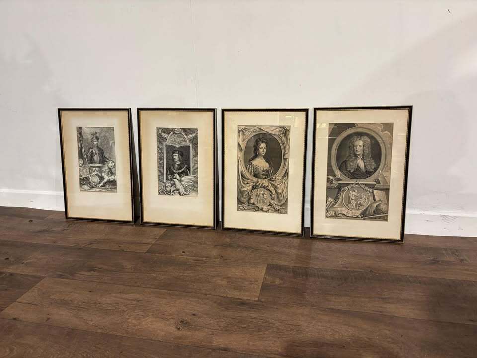 Set Of Four Edwardian Portraits