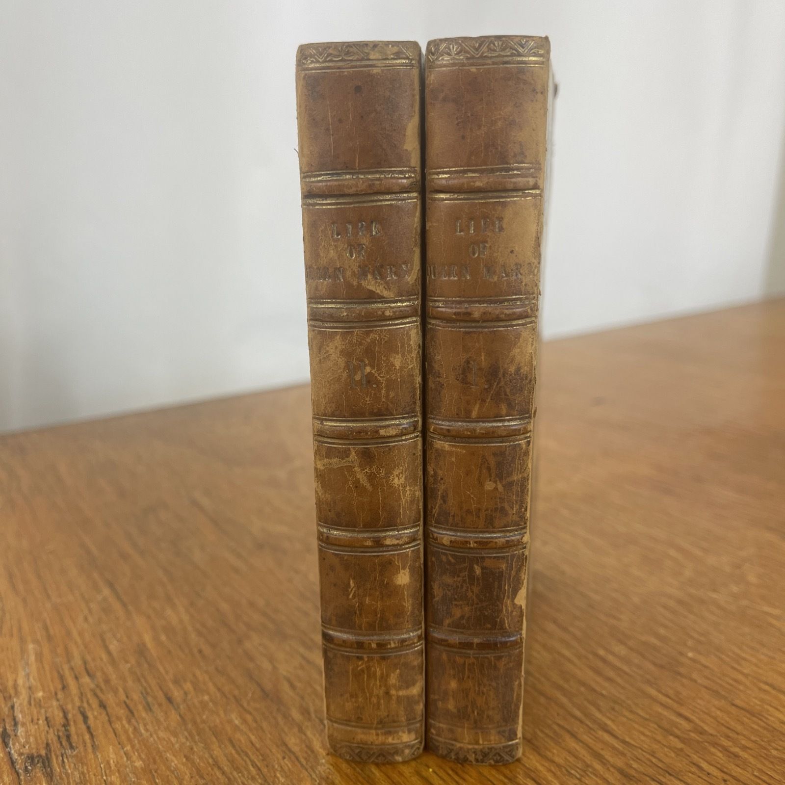 Life Of Mary Queen Of Scots Vol 1+2 Antique 1828 Henry Glassford Bell Esq Books photo furniture