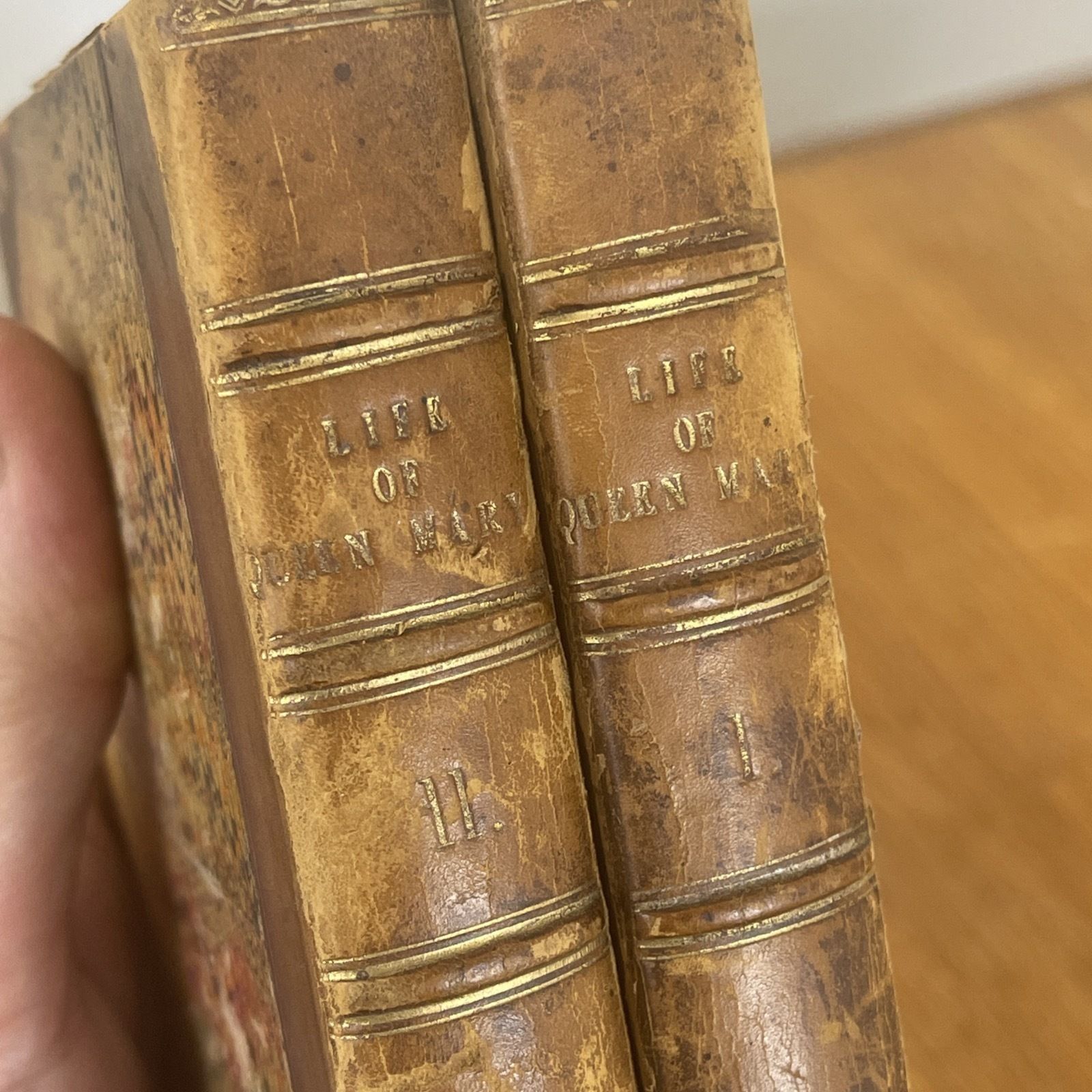 Home Decor Life Of Mary Queen Of Scots Vol 1+2 Antique 1828 Henry Glassford Bell Esq Books photo