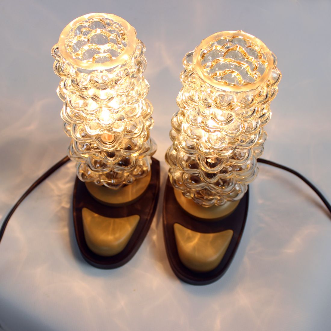 Space Age Table Lamps By Helena Tynell For Orion Leuchten, 1960s, Set Of 2 photo 840.0