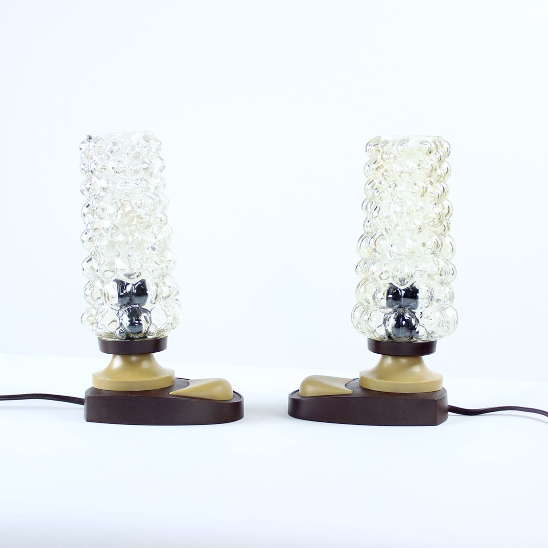 Lighting Space Age Table Lamps By Helena Tynell For Orion Leuchten, 1960s, Set Of 2 photo