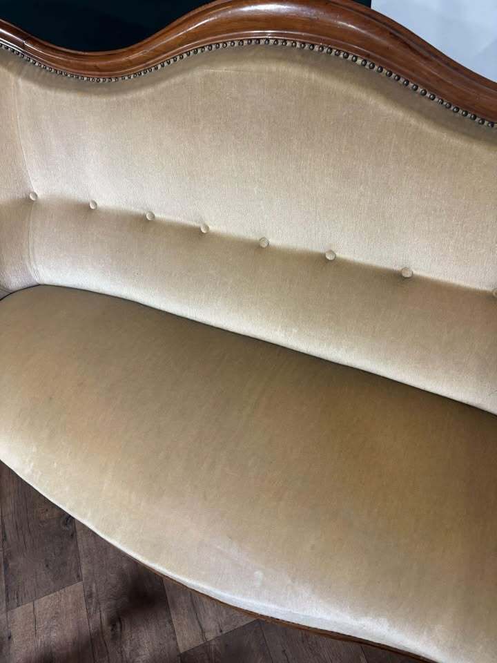 Victorian Mahogany Framed Sofa photo for sale