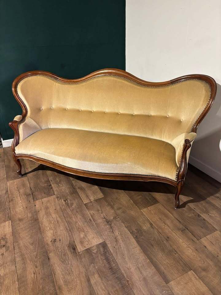 Victorian Mahogany Framed Sofa