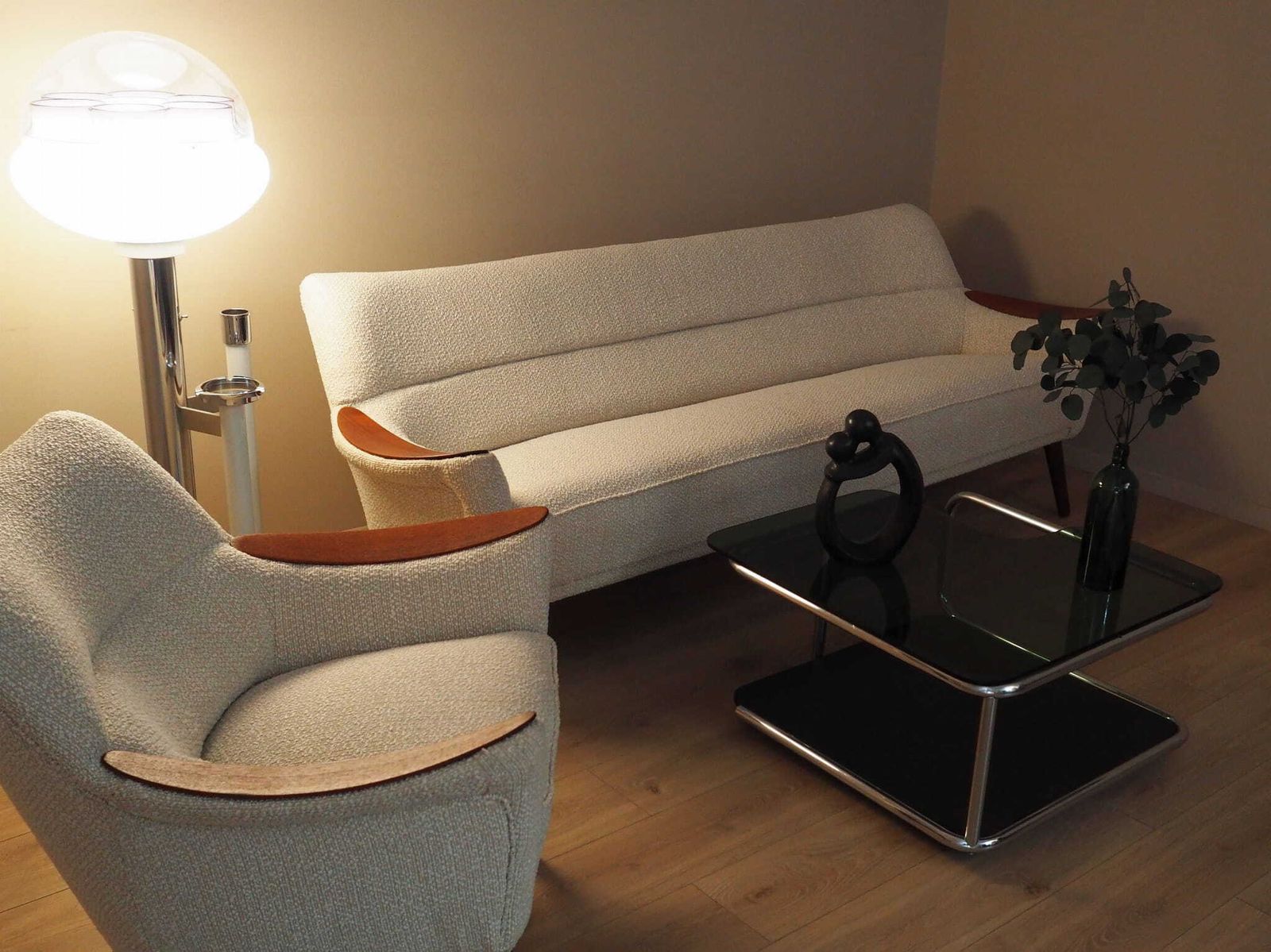 Beige Living Room Set, Danish Design, 1970s, Production: Denmark photo Furniture