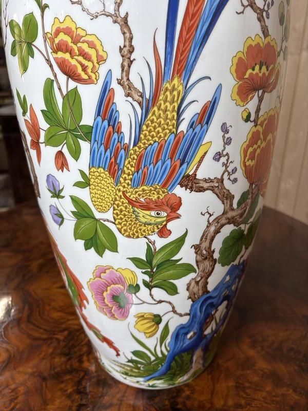 Paire De Vases Balustres En Porcelaine photo Home Decor