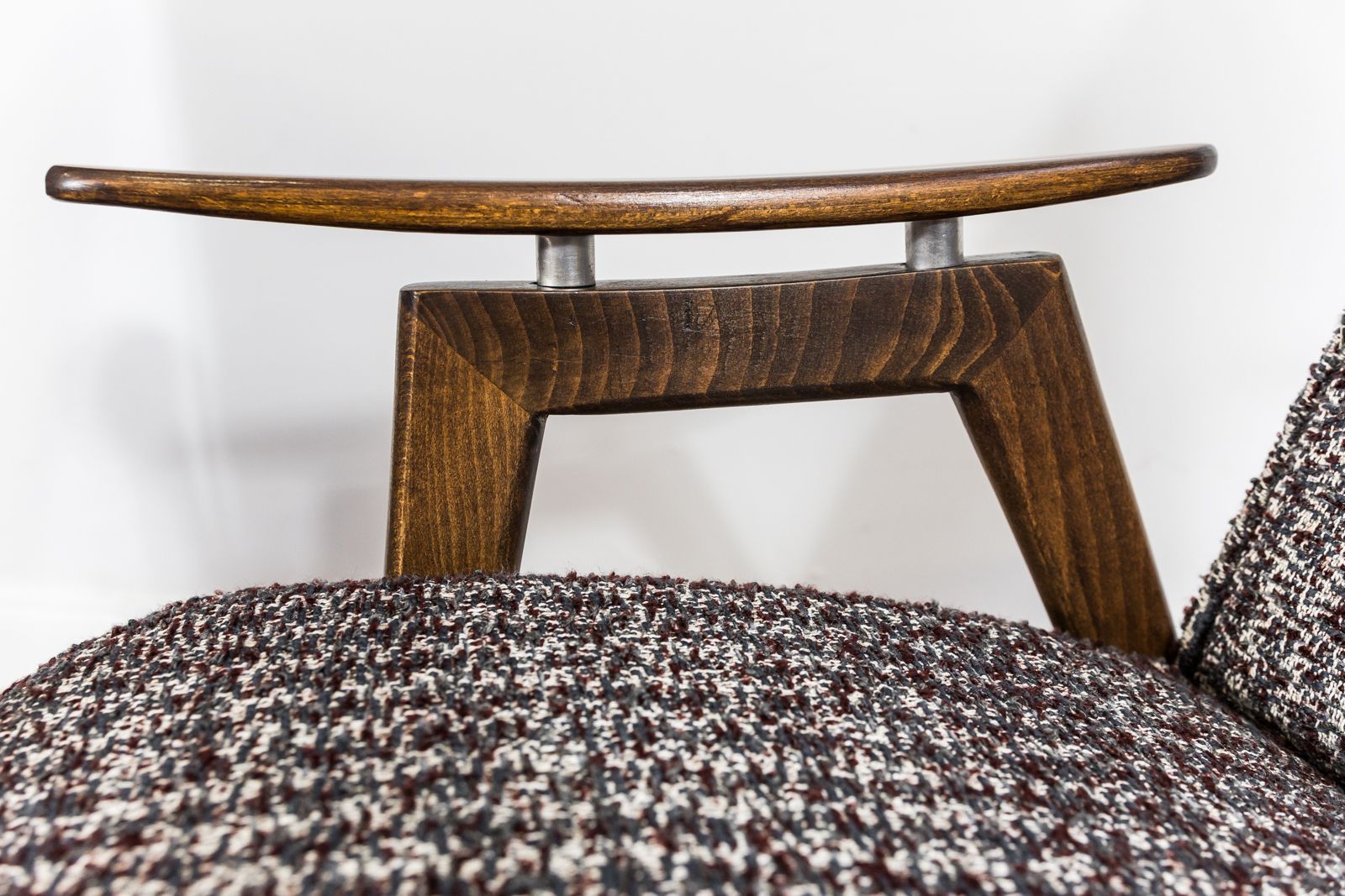 Mid Century Modern Armchairs Designed By J. šmidek For Ton, Czechoslovakia, 1960s photo vintage