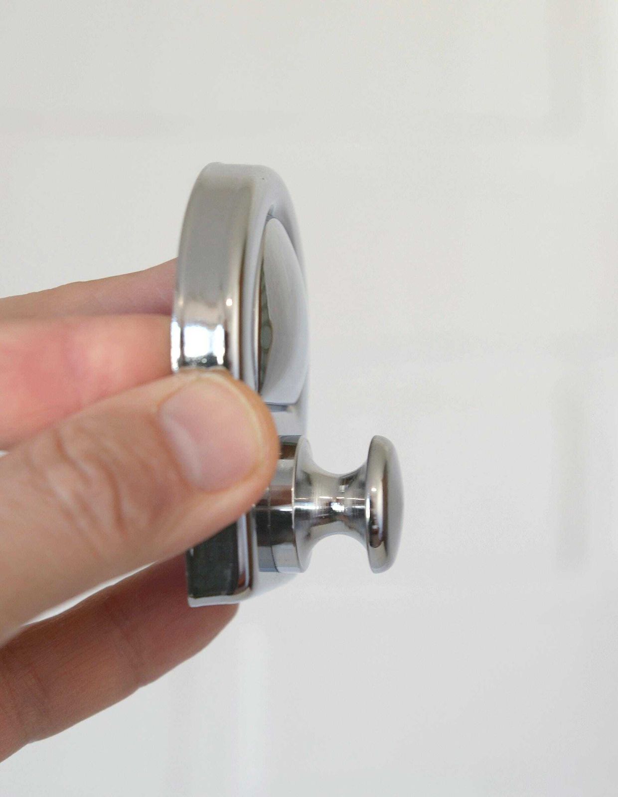 photo furniture Vintage Bathroom Chrome Wall Mount Set / Retro Bathroom Accessories / Nos 1990's / Towel Rack / Soap Dish / Coat Hook / Toothbrush Holder