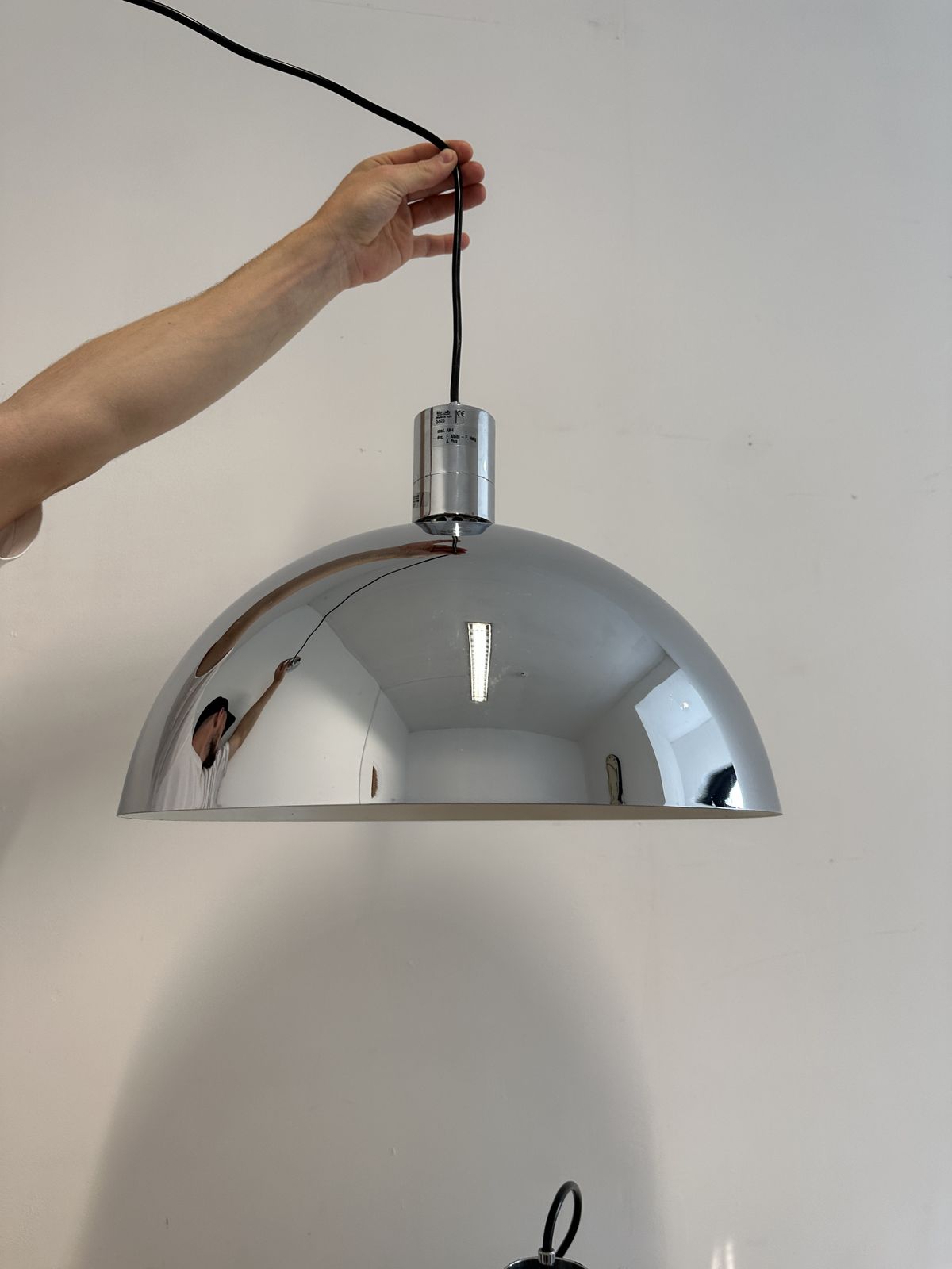 Franco Albini For Sirrah –  Chrome Series Suspension Lamps Sh25 Sh27  1968