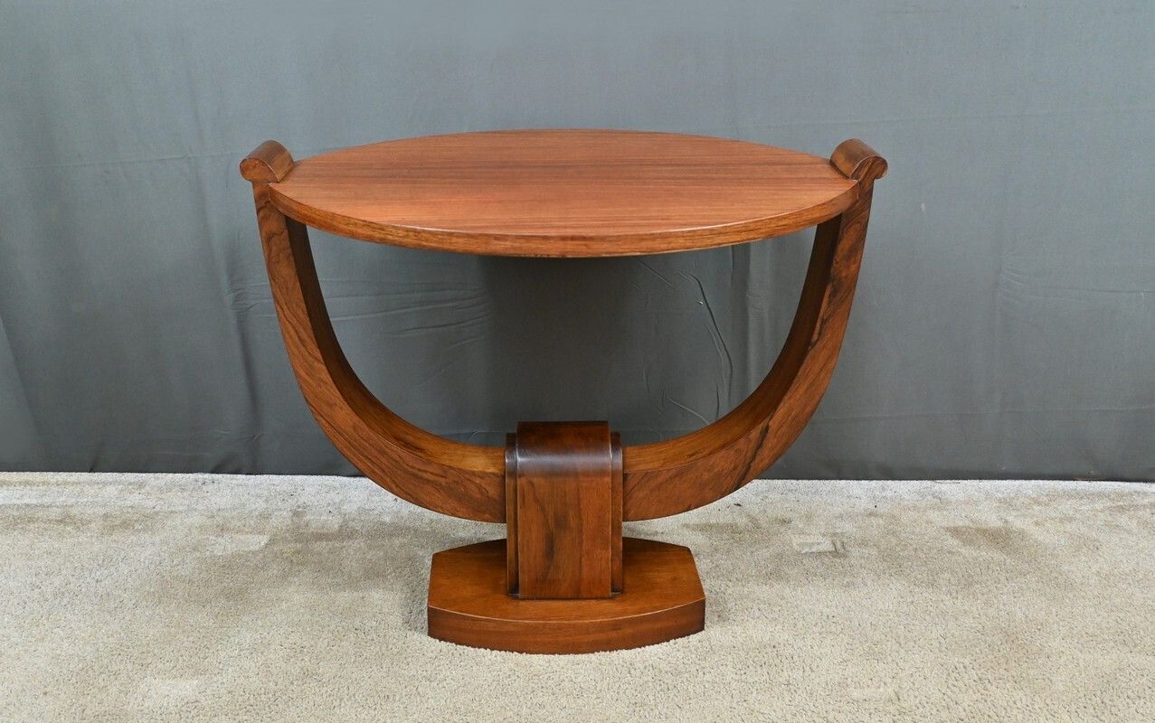 Rosewood Coffee Table, Attributed To A. Arbus, Art Deco – 1930