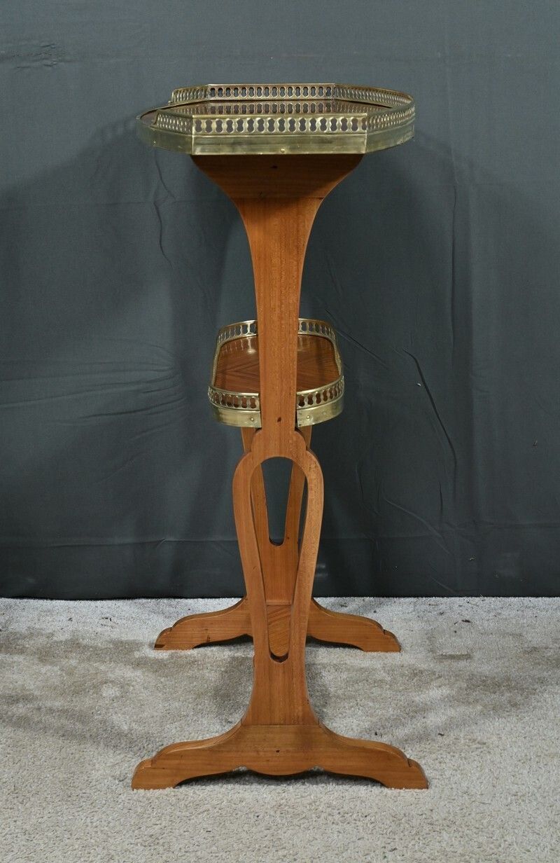 photo furniture Louis XVI Style Mahogany Veneer Coffee Table – Late 19th Century