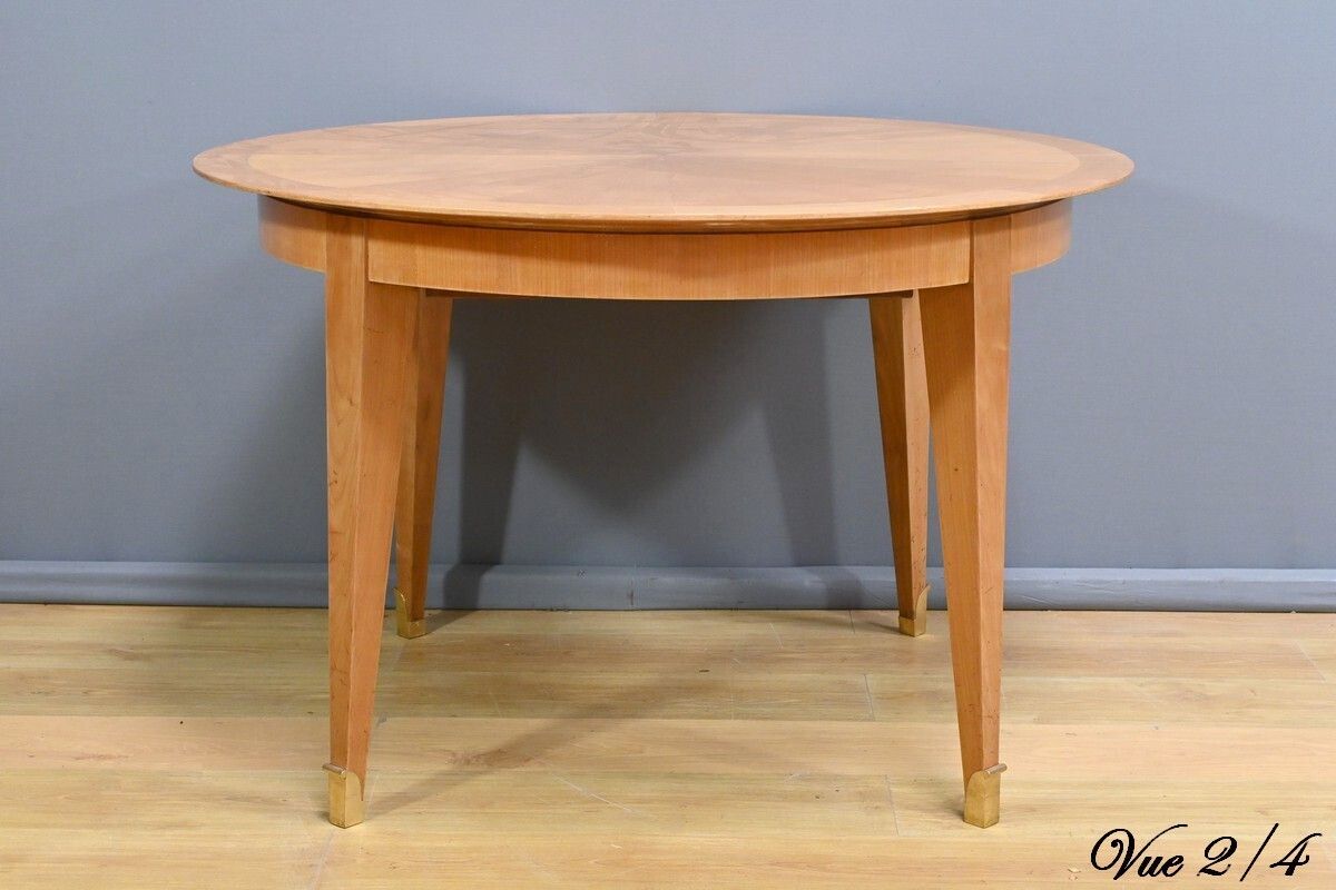 photo for sale Table For 4 To 10 People In Cherry Wood – 1950