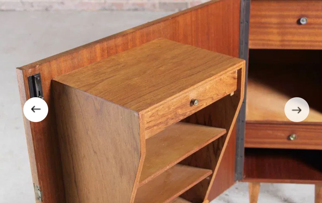 Mid Century Metamorphic Teak  Desk By New Craft photo furniture