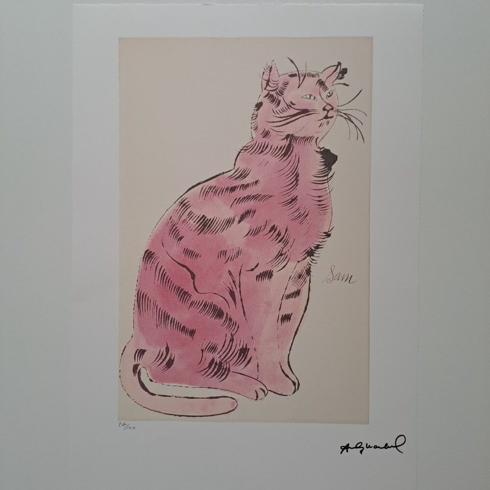 2. Andy Warhol “Cat Sam” — Fine Pop Art Plate Signed Edition With Castelli Documentation photo furniture