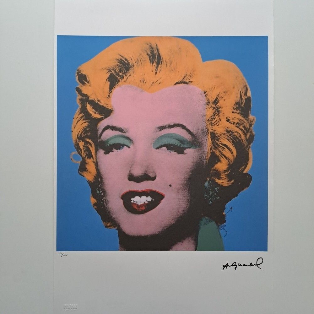 Andy Warhol Signed Marilyn Monroe Certificate Leo Castelli photo furniture