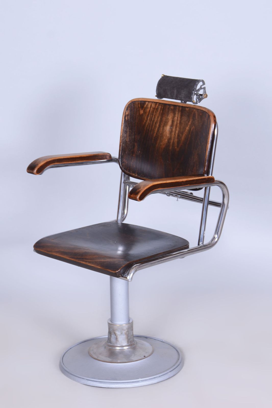 Original Bauhaus Hairdresser Chair, By Mücke   Melder, Beech, Czech, 1930s