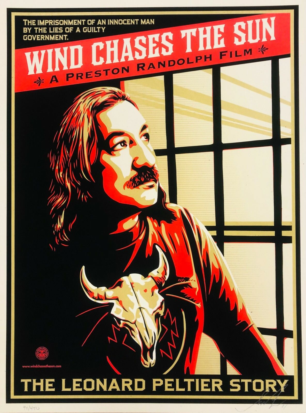 Shepard Fairey, 2014 Wind Chases The Sun Original Silkscreen Cm 61.3 X 46 photo buy