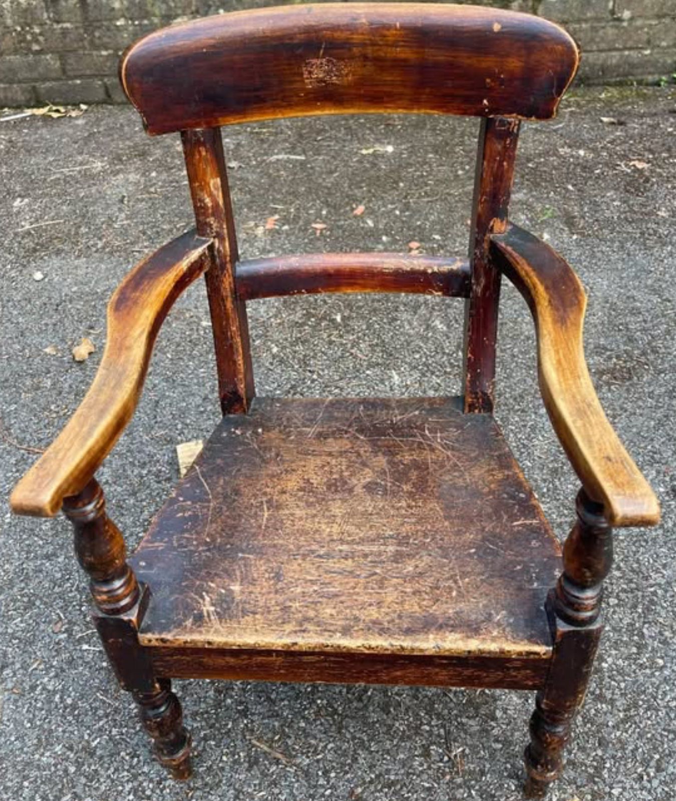 George IV Grained Beechwood Child's Chair
