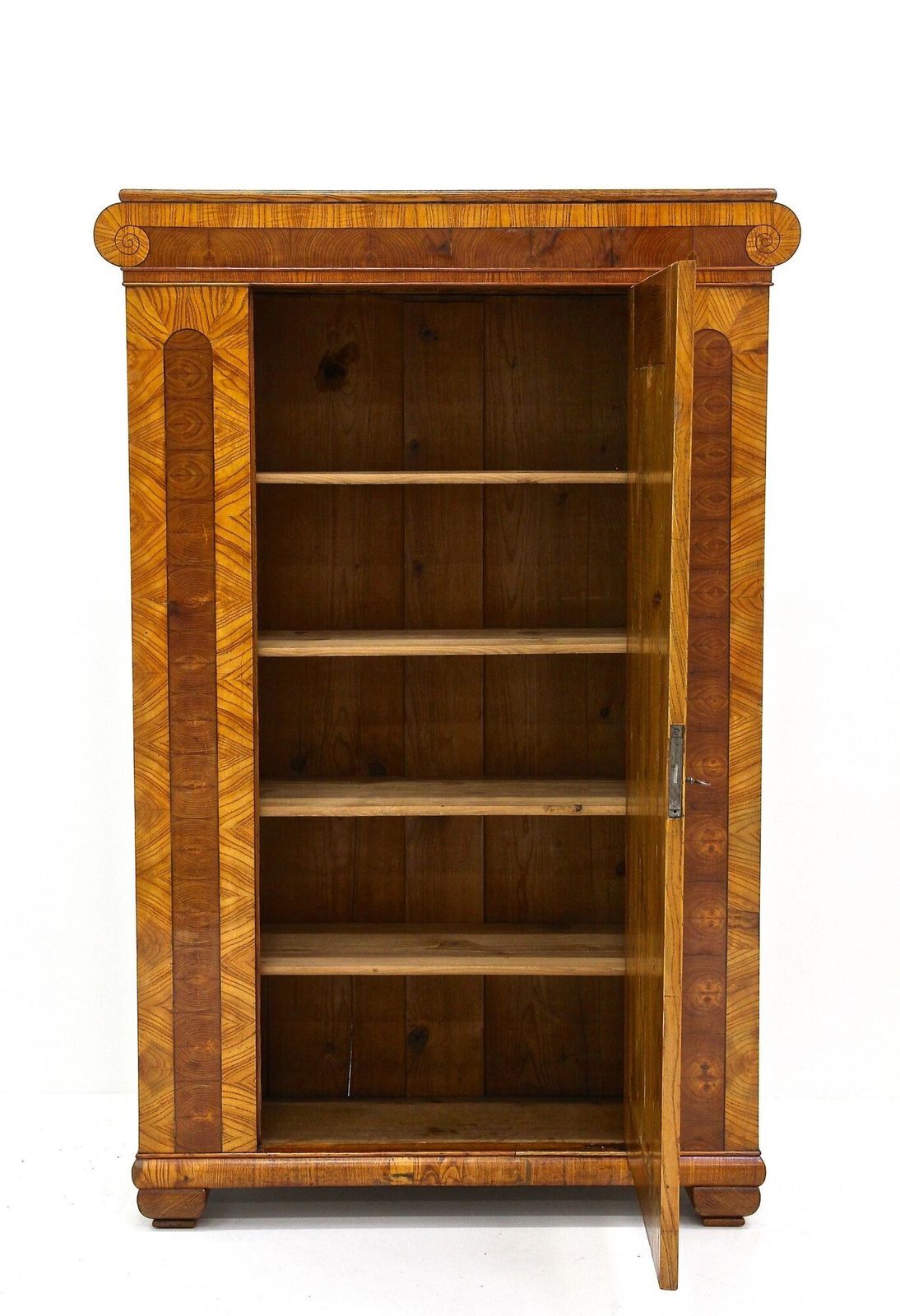 photo vinterior 19th Century Biedemeier Cabinets   Pair, Ashwood With Inlay Works, Cz Ca. 1860