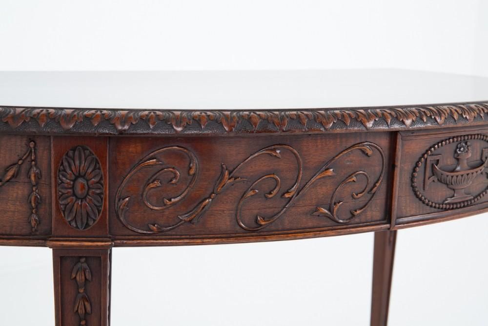 Adamas Revival Console Table Mahogany Hall Tables 1880 photo Furniture