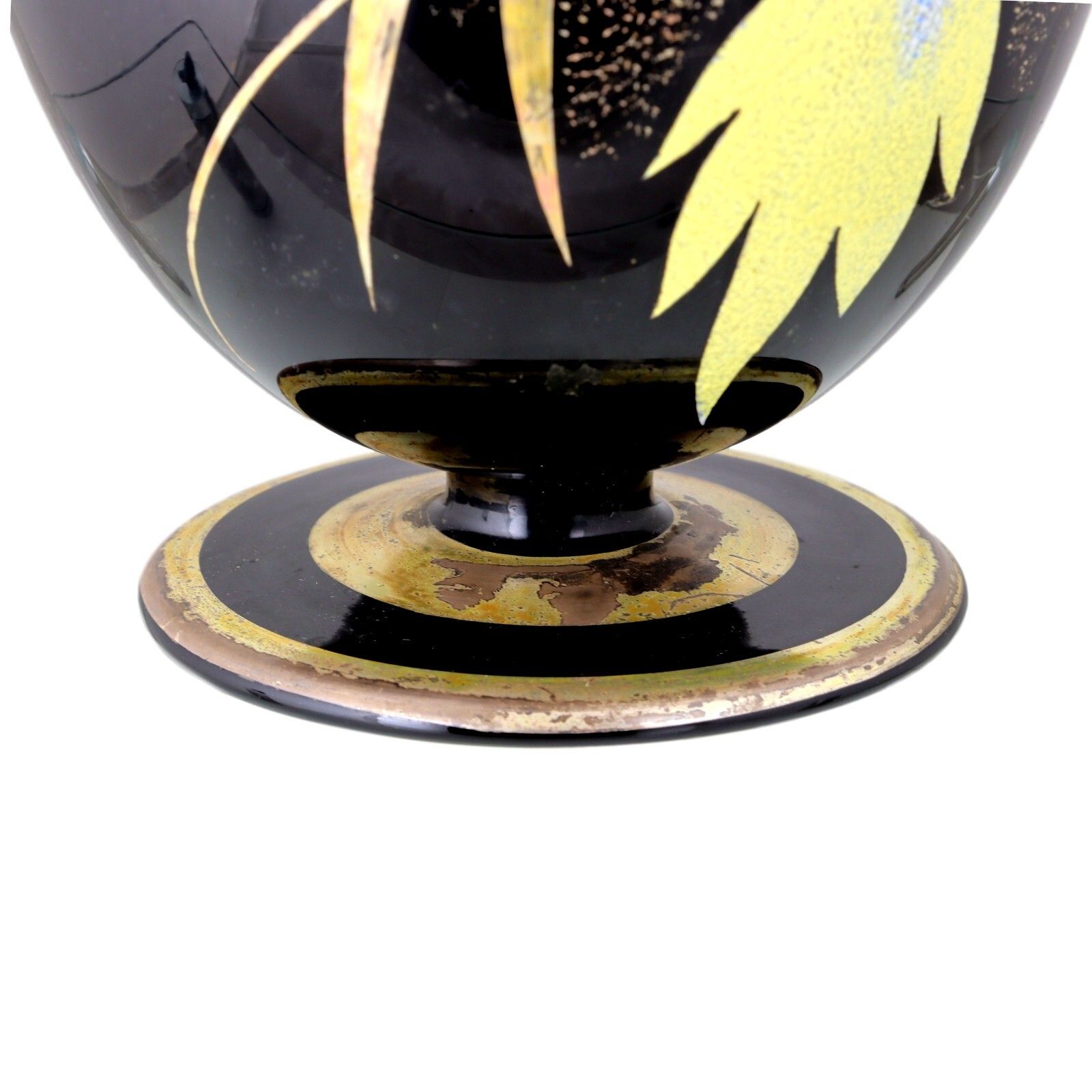 Verreries D'art De Hem  Glass Vase Michel Herman Czech 1920's Cockatoo Parrot photo buy