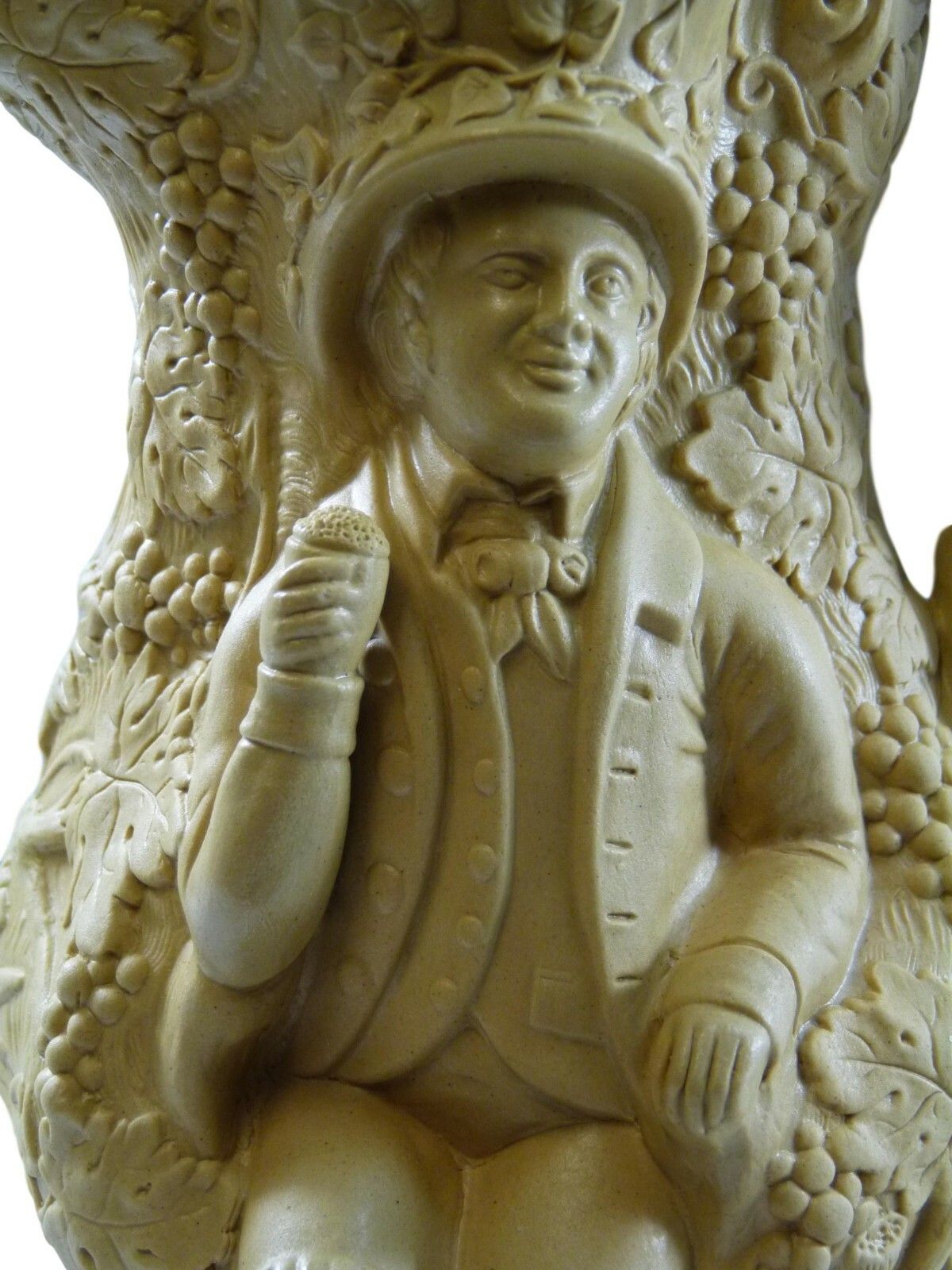 Early Antique Tam O'shanter Souter Johnnie Relief Moulded Jug Buff 8 7/8" 1830's photo buy