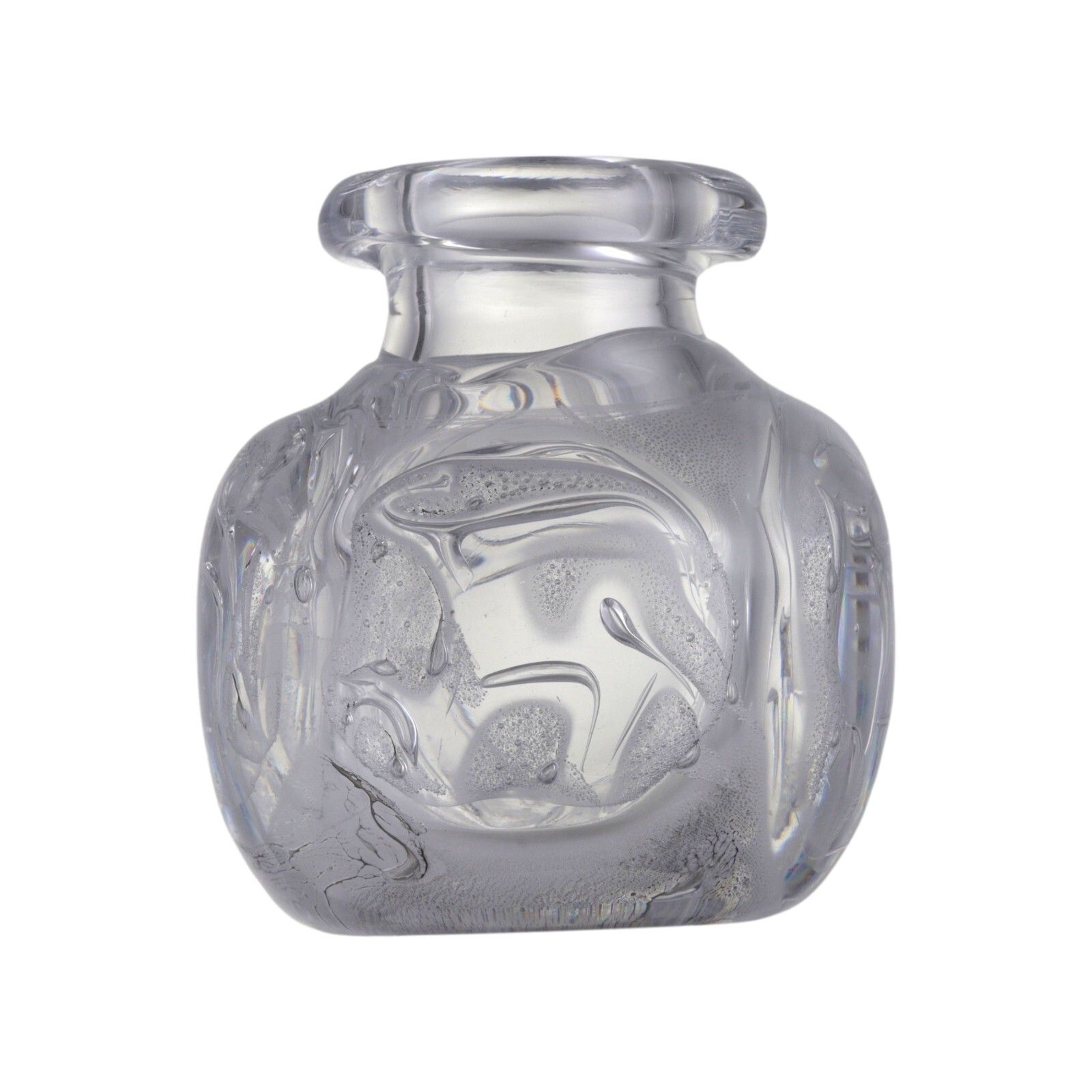 Skruf Glass Bengt Edenfalk Thallatta Vase 6" Unique Piece photo furniture
