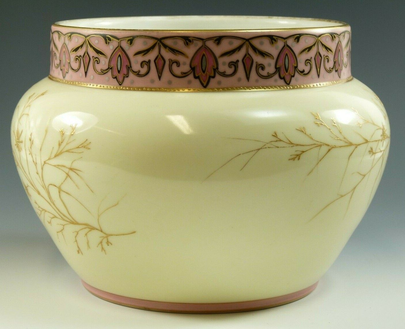 Harrach Glass Art Nouveau Painted Enamelled And Gilded photo Home Decor