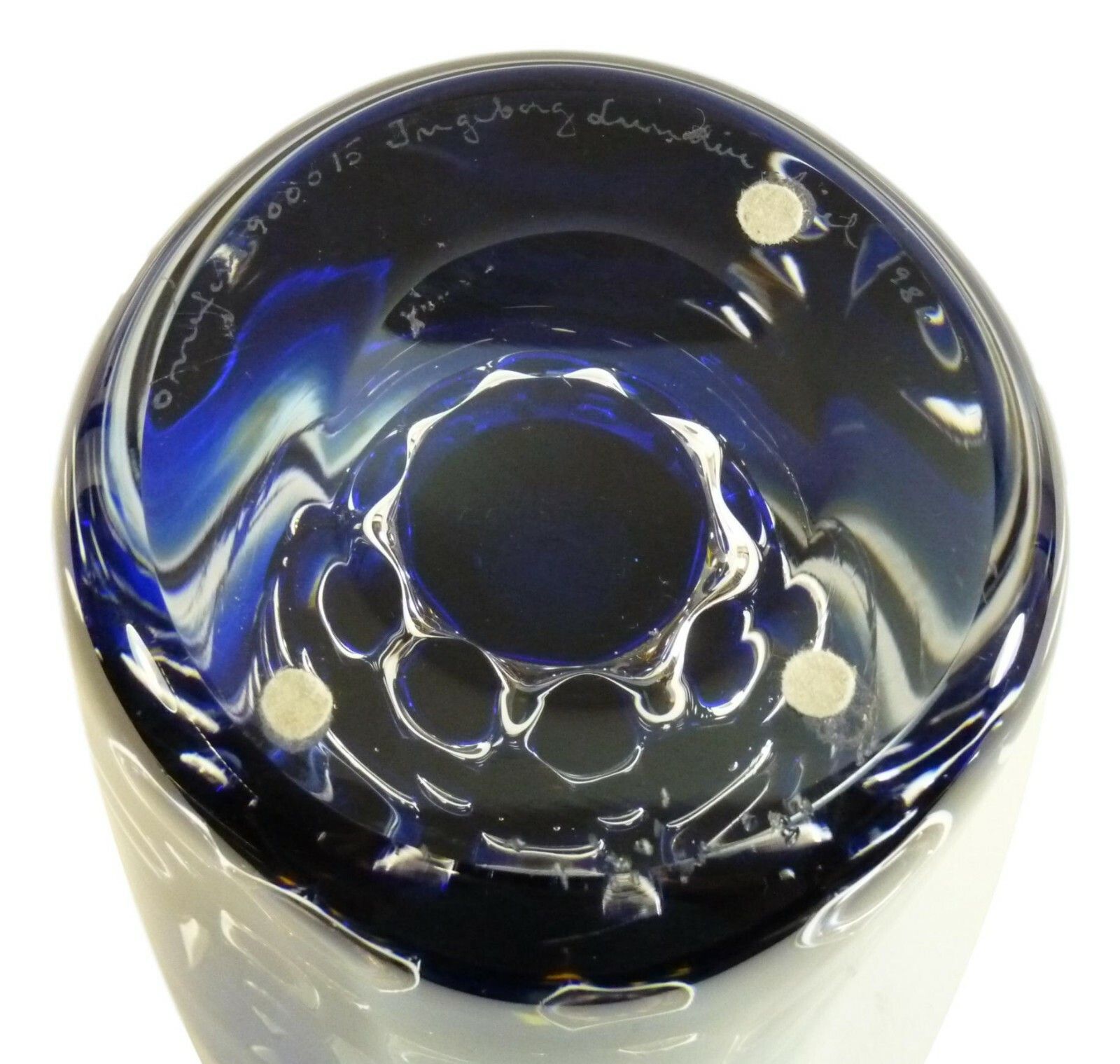 Orrefors Glass Ingeborg Lundin Ariel Vase 7" photo Home Decor