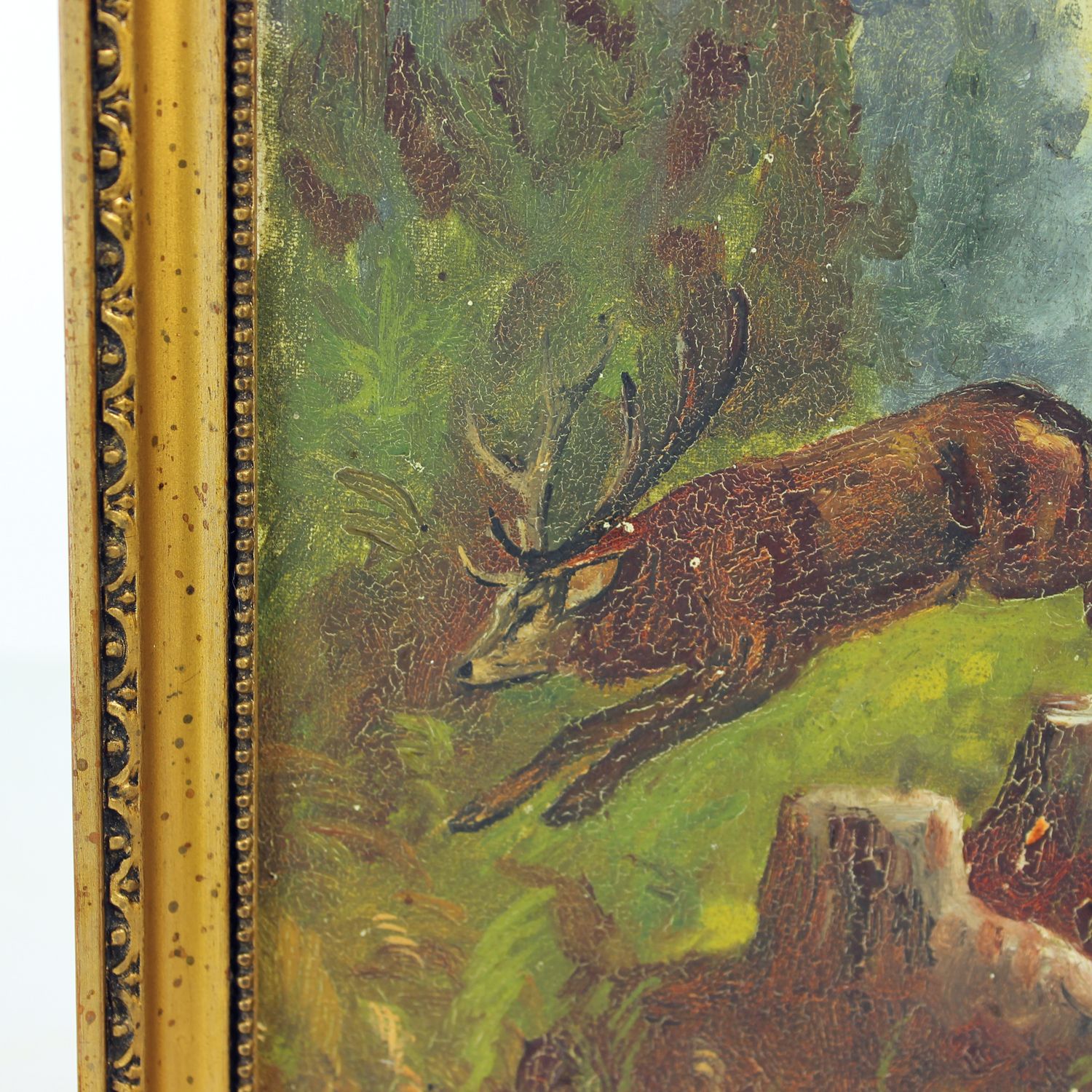 Set Of 2 Paintings, Paint On Paper, By M. Hrušovská, Czechoslovakia 1950s photo vinterior