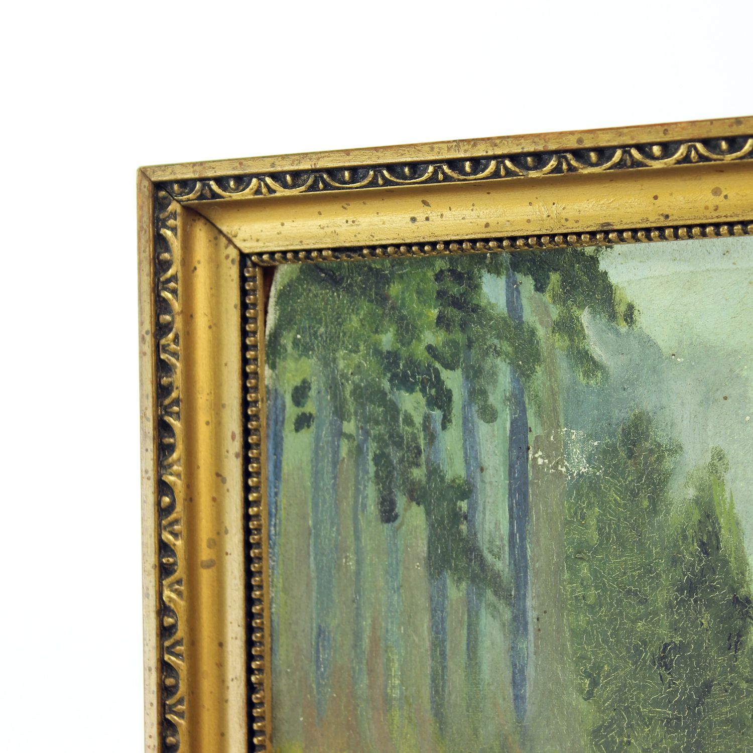 620.0 Set Of 2 Paintings, Paint On Paper, By M. Hrušovská, Czechoslovakia 1950s photo