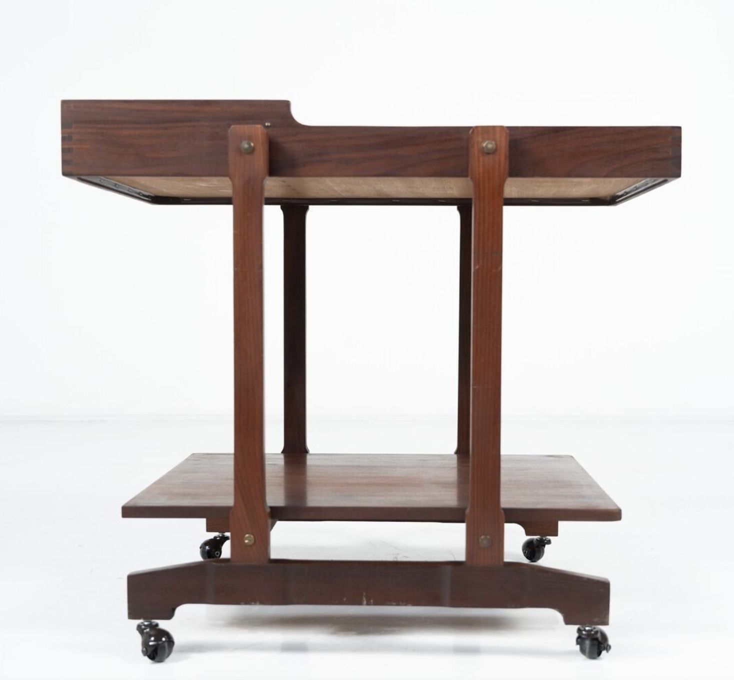 Furniture Mid Century Modern Trolley, Italy, 1970s photo