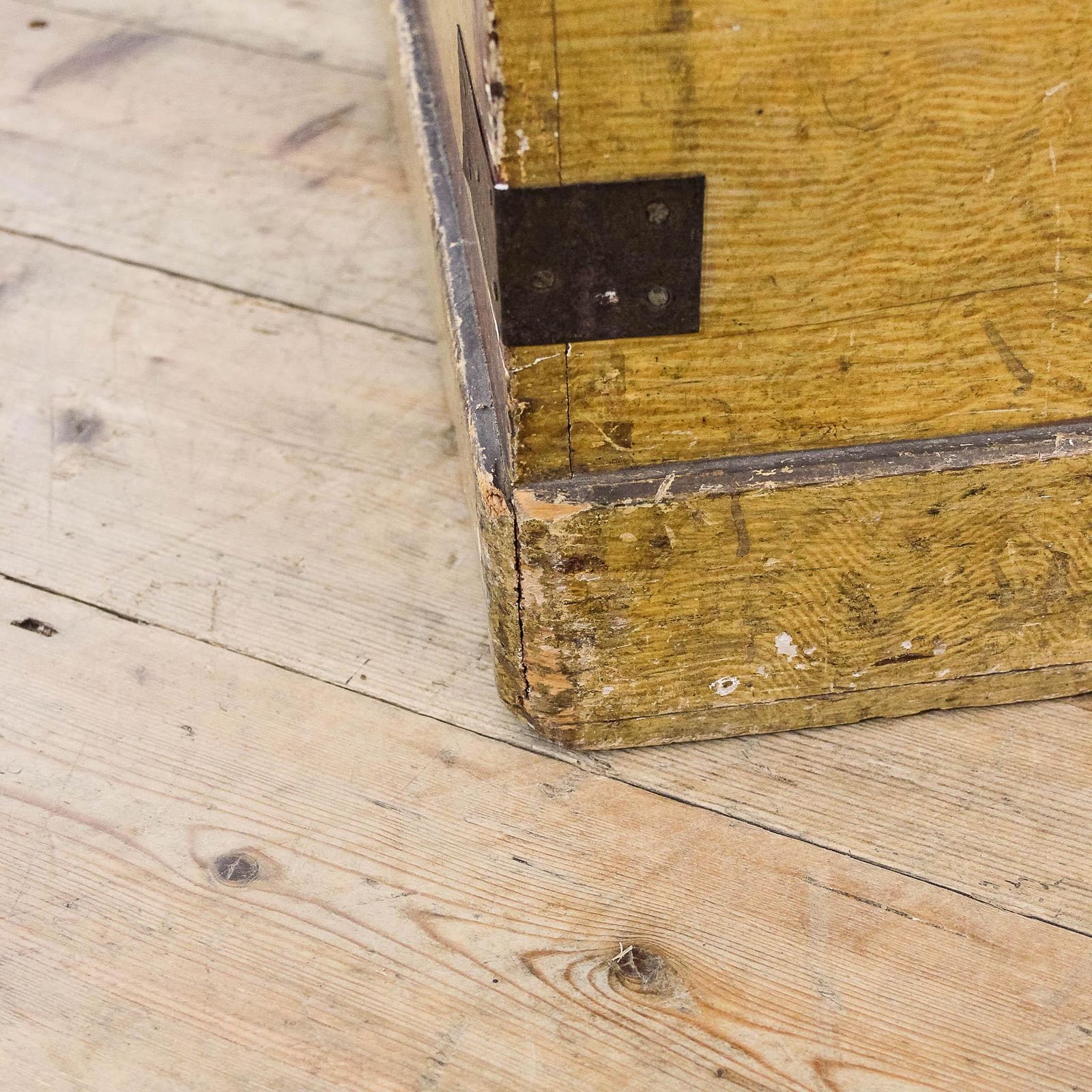 photo for sale Antique Victorian Pine Trunk | Antique Furniture | Antique Trunk | Antique Storage | Pine Trunks | Blanket