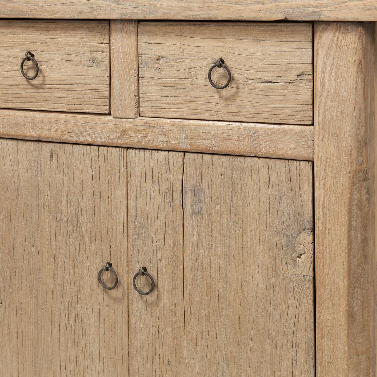 Tapered Natural Elm Cabinet, Traditional photo vinterior