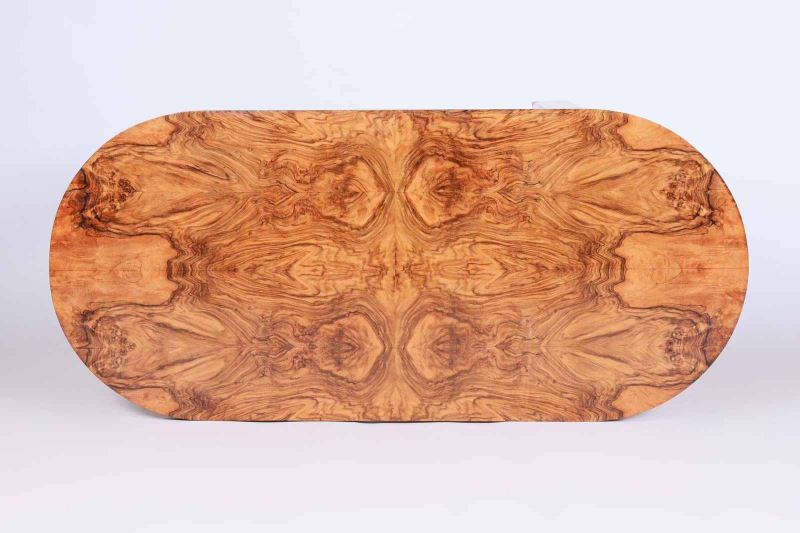 Restored Art Deco Table, Caucasian Walnut, Revived Polish, Czech, 1930s photo furniture