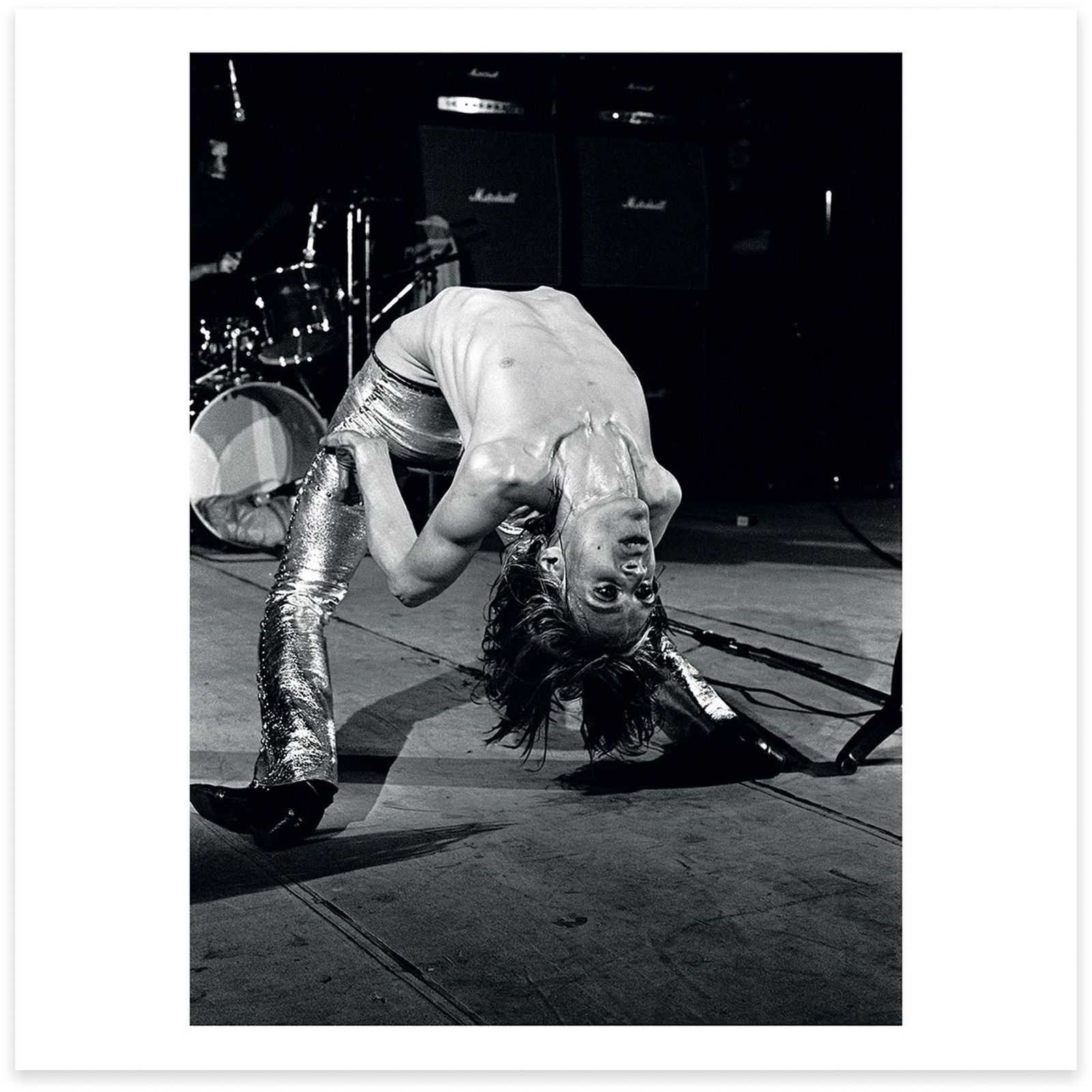 Signed Mick Rock “Iggy Pop, La Scala, London, 1972" Magnum Print, 2020