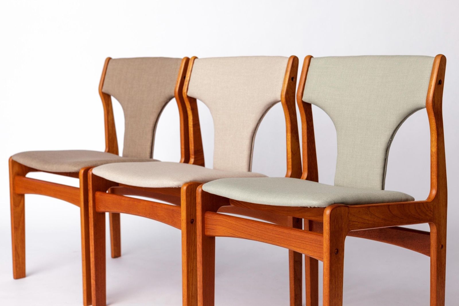 photo furniture Vintage Set Of 6 Danish Teak Dining Chairs – Erik Buch For Uldum | 1960s Mid Century Modern Design